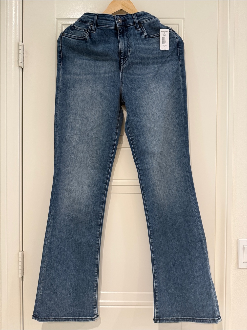 Buffalo David Bitton Blue Wide Leg Jeans